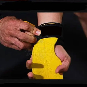 Coussinets réglables d'haltérophilie pour le fitness avec logo personnalisé Coussinets d'haltérophilie pour le gymnastique et le poignet - Product Image 6