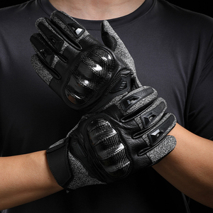 Fabricant de gants de course pour moto OEM |   Gants d'équitation en cuir avec logo personnalisé |   Fournisseur en gros de gants de moto de protection - Product Image 3