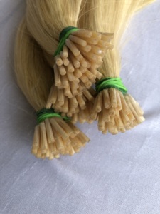 Temple indien brut de qualité supérieure 24 ''#613 Extensions droites en I à pointe unique donneur de cheveux liste de prix de gros fournisseur indien - Product Image 6