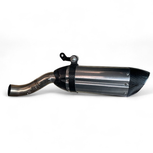Tubo de Escape para <span class=keywords><strong>Kawasaki</strong></span> Z900 2024, Nuevo, de Fibra de Carbono y Acero, Incluye Caja de Empaque - Product Image 2