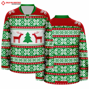 ชุดกีฬาสำหรับผู้ชายชุดเสื้อซ้อมฮ็อกกี้น้ำแข็งออกแบบได้เอง - Product Image 3