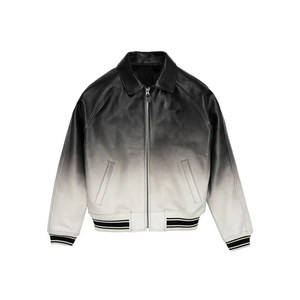 2025 Best Selling High Quality Men's <b>Leather</b> <b>Jacket</b> with <b>Long</b> Sleeves Stylish Design - Product Image 4