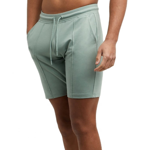 Wholesale Summer Men Casual Outdoor Sweat <b>Shorts</b> Fashion Streetwear Fitness Plain Canvas Elastic Waist Quick Dry Breathable - Product Image 3