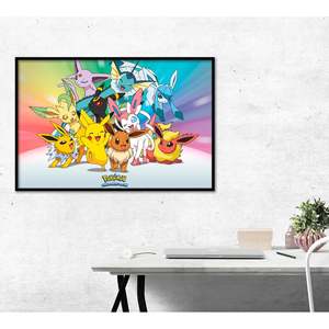 Affiche moderne Pokémon Évolutions d'Eevee pour décoration murale - Product Image 4
