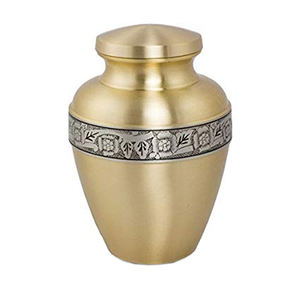 Latest Metal Cremation Urns for <b>Funeral</b> <b>Supplies</b> Durable Metal Cremation <b>Funeral</b> Urns Solid Memorial Ashes Urn for Burial - Product Image 6