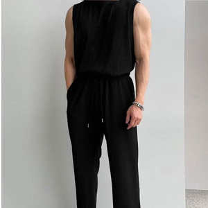 Débardeur en coton épais de compression tricoté décontracté pour hommes-Gym Fitness Singlet - Product Image 2