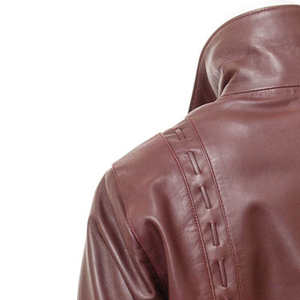 <b>Women's</b> 100% High Quality Quilted Satin Leather <b>Jacket</b> Stand Collar Breathable Waterproof Eco-Friendly Custom Designed - Product Image 4