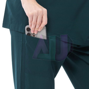 High Quality Women's Medical <b>Scrub</b> Suit <b>Set</b> with Adjustable Waist Breathable Cotton Eco-Friendly & Customizable <b>Scrub</b> <b>Sets</b> - Product Image 6