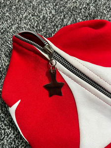 Nuevo elegante logotipo personalizado Puff impresión Unisex Sudadera con capucha 100% algodón peso pesado zip up sudadera con cremallera completa puff impresión - Product Image 6
