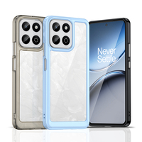 Funda de Teléfono MOF-004 de TPU Suave Transparente Acrílica Protectora Colorida de Nuevo Estilo para Honor 200 100 Smart PRO
