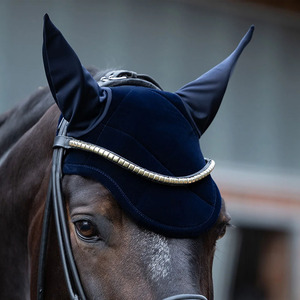 Hot Selling Fly Veil Horse <b>Bonnet</b> Wholesale Supplier Equestrian Supplies Horse Ear <b>Bonnet</b> Customizable Design High Quality - Product Image 2