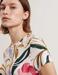 Camiseta de Verano Holgada y Ecológica para Mujer PL-PINK con Diseño Estampado - Product Image 4