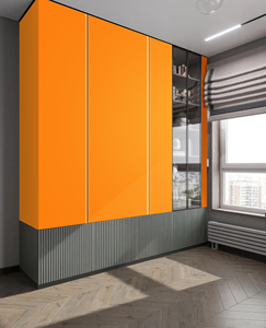 Panel HPL de color naranja oscuro para fines decorativos, de color naranja - Product Image 1