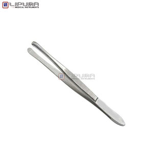 คีมต่อขนตา Beer Cilien Forceps ขนาด 4 มม. แบบเรียบ สำหรับต่อขนตา สแตนเลสคุณภาพสูง ขนาด 3 1/2 นิ้ว อุปกรณ์ทางการแพทย์ - Product Image 2