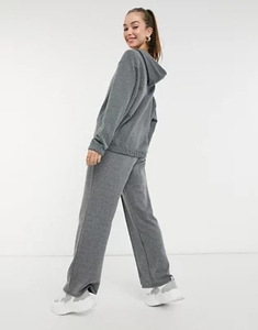 Ensemble de pantalons de survêtement à capuche pour femmes d'hiver personnalisé Respirant 100% coton Survêtement léger à séchage rapide - Product Image 3