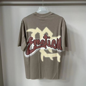 T-shirts graphiques en diamant pour la mode en gros, vêtements de streetwear en coton, style vintage, tissu épais - Product Image 3