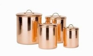 Recipiente de metal de cobre seguro para alimentos, contenedor y almacenamiento de alimentos para el hogar y la cocina - Product Image 5