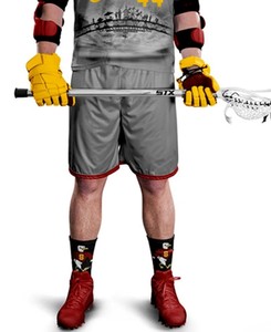 ชุดกีฬาลาครอสมหาวิทยาลัยปรับแต่งได้เสื้อเจอร์ซีย์ที่มีความทนทานและมีชื่อโลโก้ - Product Image 5