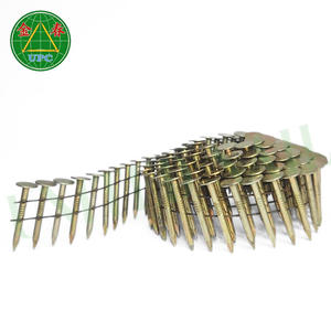 Clous industriels en acier de toiture de bobine de 1 à 1/4 pouces personnalisés lisse/tige d'anneau tête à carreaux plate prix compétitifs usine du Vietnam - Product Image 1