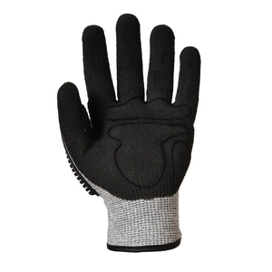 ถุงมือนิรภัยสำหรับทำงาน5ชิ้นถุงมือหนัง TPU ป้องกันการสั่นสะเทือนป้องกันการกระแทก - Product Image 3