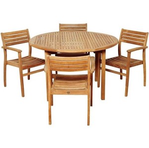 เฟอร์นิเจอร์สวน เก้าอี้และโต๊ะไม้สัก - Product Image 5