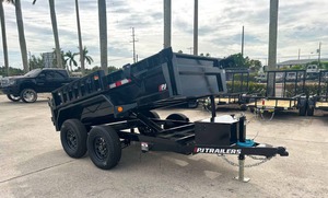 Remolque de Volteo Trasero de 4 pies y 14k, Semirremolque de Plataforma Plana de Acero de 14k para Contenedores - Product Image 6