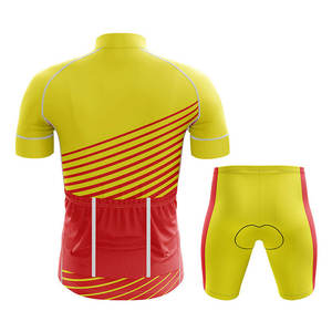 Uniforme de Ciclismo de peso pesado duradero antibacteriano Logotipo de impresión personalizado con logotipo sin cordón Uniforme de ciclismo - Product Image 2