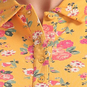 Camiseta Polo Estampada para Mujer de Primera Calidad, Tejido Transpirable, Camiseta Polo Estampada para Mujer de Uso Diario - Product Image 4