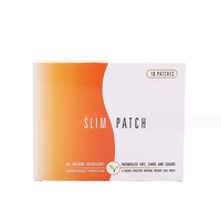 Patch Minceur Magnétique Herbal Carré pour Ventre Plat, Autocollant Amincissant pour Nombril 6cm*7cm, Resserrement de la Taille, Réduction du Ventre de Bière, Patch de Perte de Poids