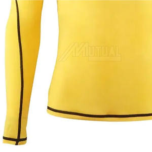 Rash Guard de manga larga para hombre, último diseño, ropa deportiva transpirable de Color sólido, venta en línea - Product Image 6