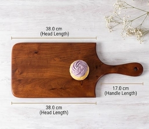Handcrafted Wooden <b>Cake</b> <b>Stand</b> Holder-Premium Serving Accessory for Beautifully Displaying <b>Cakes</b> Pastries & Cupcakes - Product Image 3
