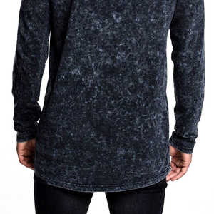 Top à la mode hommes automne acide lavé pull à capuche à manches longues surdimensionné Streetwear hommes lavage à l'acide sweats à capuche et sweats - Product Image 6