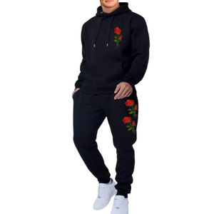 Logo personnalisé de style tendance et survêtements brodés Survêtement à logo brodé personnalisé de qualité supérieure - Product Image 1
