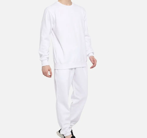 Conjunto de Sudadera con Capucha y Pantalones Deportivos Unisex Personalizados de 350 Gsm, Felpa, Algodón Orgánico y Poliéster, Cuello Redondo, Diseño Sólido, Traje Deportivo de Maternidad - Product Image 2