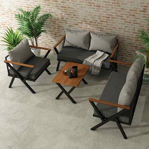 Set da giardino bouganvillea 2 + 2 + 1 + CPT5533-130 tavolino