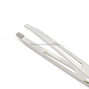 แหนบถอนคิ้วแบบเอียงโลโก้,ทำจากสเตนเลสสตีลสำหรับกำจัดขน - Product Image 4