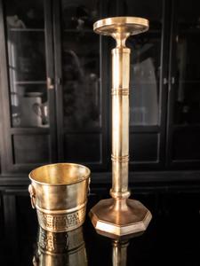 Expensive Wine Cooler Top Quality Brass Gold Finishing Champagne Metal <b>Ice</b> <b>Bucket</b> Handmade Hammered Designing <b>Bucket</b> - Product Image 2