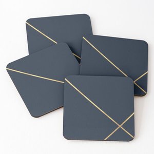 Posavasos para servir té con estampado de madera al mejor precio, Juego de 4 piezas, posavasos para el hogar y la cocina, suministros de cocina epoxi - Product Image 6
