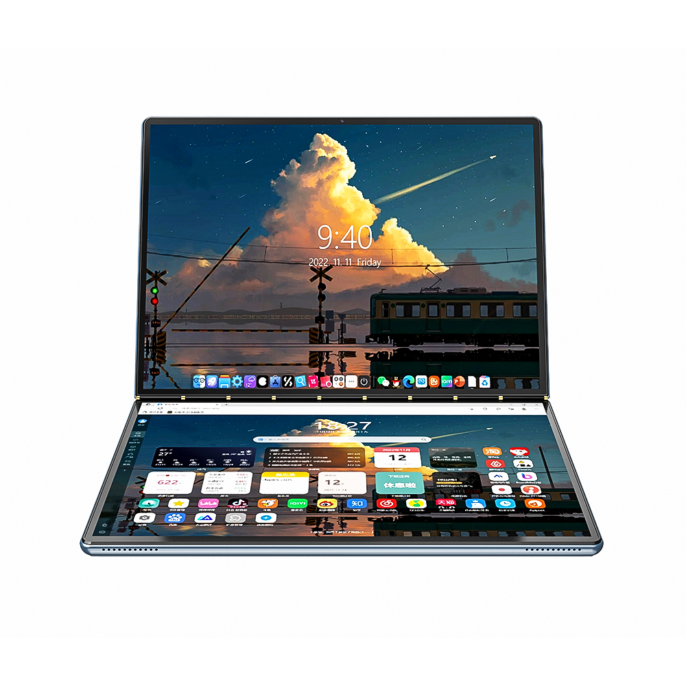 <strong>2026</strong> Factory New 14 <strong>Inch</strong> Dual Touch Screen Ultrabook Intel N150 Quad Core Aluminum <strong>Laptop</strong> US 1920x1200 Display for Business Use
