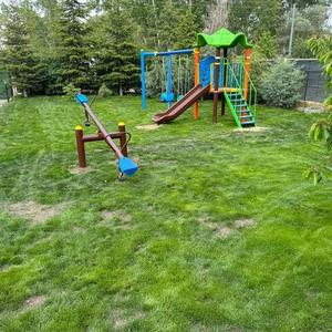 Ensemble de jeux de plein air en plastique pour enfants BOS03 avec tour et toboggan 5,5 x 4,5 m - Product Image 5