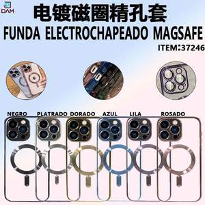 Funda Magnética Metálica Electrochapada DAM con Anillo Magnético para 13, Compatible con [modelo de teléfono] - Product Image 3