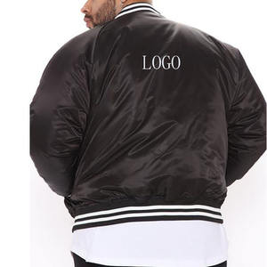 Última moda de satén personalizado Varsity chaqueta OEM béisbol bombardero diseño Unisex de alta calidad Streetwear Universidad prendas de vestir exteriores - Product Image 6