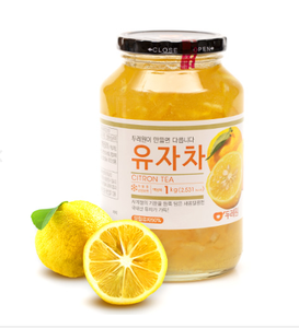 ขวดผสมน้ำผึ้งมะนาว Yuju ชาผลไม้เกาหลีแบบดั้งเดิมบำรุงสุขภาพวิตามินซีส้มมะนาวสดและโถเมสัน - Product Image 1