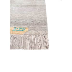 Manchaha Geometric Hand Knotted <b>Wool</b> & Bamboo Silk Rug 10mm Thick Rectangle for Home Living Room or Hallway-Les-2497 - Product Image 4