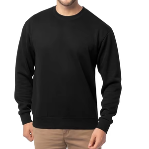 Sudaderas de cuello redondo de lana suave para hombre, transpirables y absorbentes de humedad - Product Image 1