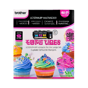 Ensemble de cartouches d'imprimante multipack Cupcake noir/cyan/magenta/jaune LC123VALBP - Product Image 3