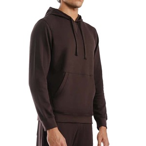Meilleur prix – Sweats à capuche confortables pour hommes 100 % coton, coupe oversize, style streetwear personnalisé, vêtements décontractés pour l'hiver – Vente en gros pour fabricants - Product Image 3