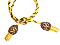 Écussons en cordon pour chapeaux, reproduction américaine de haute qualité, style confédéré, 100% fil de bullion, or et noir