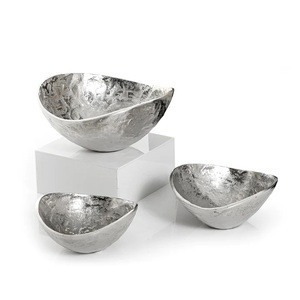 <b>Kitchen</b> <b>Decorative</b> Aluminum Serving Bowls New Design Wedding Dinnerware Fruits Display Bowl in Wholesale Price - Product Image 5