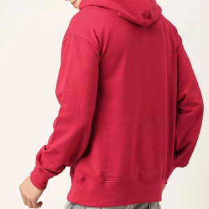 Sudaderas con capucha negras con cordón para hombre, transpirables, de algodón y poliéster, transpirables, de ajuste regular básico, mezcla de algodón, ropa informal de manga larga - Product Image 2